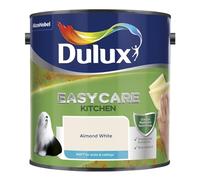 Almond White Dulux Easycare Kitchen Matt Emulsion Paint 2.5L - Grease & Stain Resistant, Washable Matt Finish, Durable Interior Paint for Kitchen Walls & Ceilings