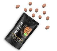 Almonds Blanched Covered in Dessert Chocolate - Mr Fudgesto Sweets - Premium Delight - No Added Sugar - Healthy Snack - Cocoa Coated Nuts and Fruits - 100g
