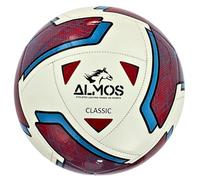 Almos Classic 16 Soccer Ball - For Club Match, Training, Match Performance, Indoor & Outdoor Soccer, Suitable for Grass & Astro | 16 Panel, Rubber Bladder | Size 5 for Youth & Adult Soccer Players |