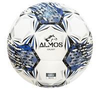 Almos Galaxy Soccer Ball - for Club, Leagues, Training, Match Performance, Indoor & Outdoor Soccer, Suitable for Grass & Astro | 12 Panel Dual Bonded, Rubber Bladder | FIFA Quality, Size 5, Blue |