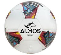 Almos Target Soccer Ball - for Club, Leagues, Training, Match Performance, Indoor & Outdoor Soccer, Suitable for Grass & Astro | 32 Panel, Rubber Bladder | Size 5, Blue |
