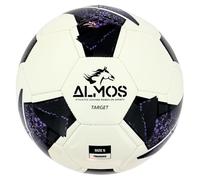 Almos Target Soccer Ball - for Club Match, Training, Match Performance, Indoor & Outdoor Soccer, Suitable for Grass & Astro | 32 Panel, Thread Wound Rubber | Size 5 for Youth & Adult Soccer Players |