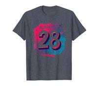 Almost 30, Still Flirty 28th Birthday Gift T-Shirt, Men, Heather Blue, S