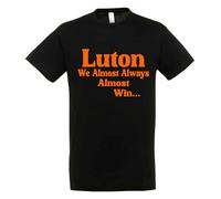 Almost Always Win Luton Tshirt top Football Gift Premium Clothing Red