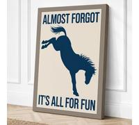 Almost Forgot It's All for Canvas Wall Art Print 36x24 Inch (91 x 61 cm)