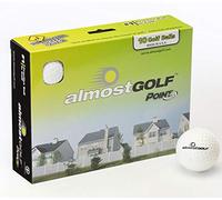 Almost Golf 10 Practice Golf Balls - White