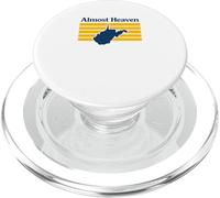 Almost Heaven West Virginia Retro PopSockets PopGrip for MagSafe