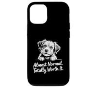 Almost Normal Totally Worth It Scruffy Rescue Puppy Dog Love Case for iPhone 12/12 Pro