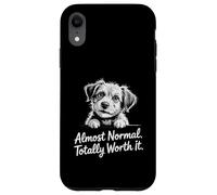 Almost Normal Totally Worth It Scruffy Rescue Puppy Dog Love Case for iPhone XR
