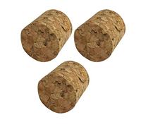 Almost Off Grid 3 x Traditional Solid Cork bungs for Glass demijohns for Making Wine, Brewing Beer, Fermenting Cider, Homebrewing Mead