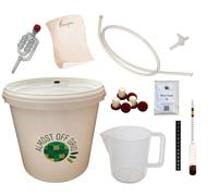 Almost Off Grid FBA5W2 Wine Starter Kit for Beginners with Hydrometer & Corks Plus Strawberry Wine Recipe