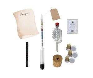 Almost Off Grid Mini Mead Making Kit with Hydrometer for Making Honey Wine When You Already Have a Glass Demijohn - for Beginners