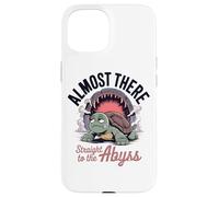 Almost There Straight To The Abyss Turtle Case for iPhone 15