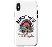 Almost There Straight To The Abyss Turtle Case for iPhone X/XS