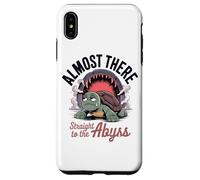 Almost There Straight To The Abyss Turtle Case for iPhone XS Max