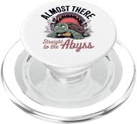 Almost There Straight To The Abyss Turtle PopSockets PopGrip for MagSafe