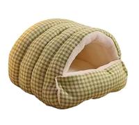 Almpuxee Cozy Monster Cat Bed, Comfortable Monster Cat Bed with Removable Soft Pad (L,Green-C)