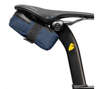 ALMSTHRE Signature Bike Saddle Bag - Cosmic Blue | 0.5L Bike Seat Bag (3" x 5.25" x 2") | Water-Resistant Ripstop, Waterproof Zipper, Internal Pocket | Durable Under Seat Storage