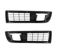 ALMULOO Grill 2Pcs Compatible with 1979-1981 Pontiac Firebird Trans Am Plastic(PP) Front Bumper Grille Black Replacement for 10010503 10010504