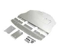 ALMULOO Under Engine Splash Shield Compatible with 2011-2014 WRX STI Impreza (Any Trim) Skid Plate Aluminum Silvery