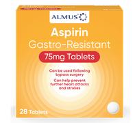 Almus Aspirin 75MG Gastro Resistant Tablets 28 Tablet