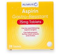 Almus Aspirin Gastro-Resistant 75mg 28 Tablets