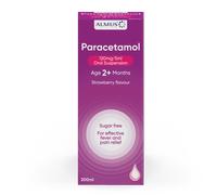 Almus Paracetamol 120mg/5ml Oral Suspension Sugar Free 3M+ 200ml