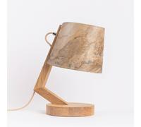 Almut von Wildheim ALMUT 1411 table lamp cylindrical Ø 23 cm stone