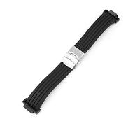 ALMVIS 16mm Strap GA-2100 GA-110 GD-100 DW-5600 6900 GW-M5610 Silicone Watch Band Wrist Bracelet Accessories Adapter Fit For Casio Fit For G-Shock(Nero)