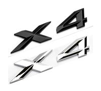 ALMVIS 3D ABS Black Chrome Letters For Car Stickers Fit For BMW X4 F26 G02 2015 2016 2019 2020 2021 2022 Trunk Emblem Logo Badge Accessories car logo stickers(Glossy Black)