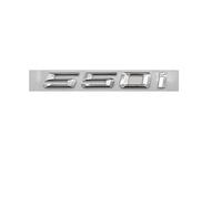 ALMVIS Chrome Shiny Silver ABS Number Letters Word Car Trunk Badge Emblem Letter Decal Sticker Fit For BMW 5 Series 550i