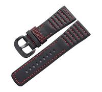 ALMVIS Leather Watch Bands 28mm Suitable for Seven Shots Replacement Watch Friday 28mm(Red)