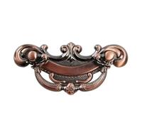 Alnaeson Cup Drawer Pull Handle Antique Bronze Cabinet Knobs 10 Pack 64mm Drawer Pulls Vintage Zinc Alloy for Kitchen Cupboard Cabinet Dresser(Antique Copper)