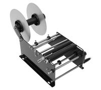 Alnemy MT-30 Round Bottle Labeling Machine Manual/Semi-Automatic Round Labeling Machine Round Bottle Sticker Label 10-30pcs/min Bottle Label Applicator