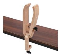 Alnemy Wooden Sewing Clamp with 4 Sandpapers for DIY Leather Craft Handicrafts
