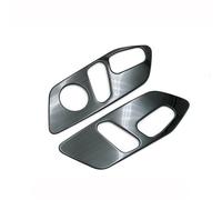 ALNHY Compatible With Hyundai Tucson NX4 2021 2022 Interior Frame Mouldings Seat Adjustment Button Cover Trim Decoration Car Styling Accessories(Svart)