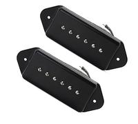 Alnico 2 Magnet Pickup Single Coil Neck And Bridge Pickups Set With Copper-nickel Alloy Bottom Plate Pickup-Set For Electric Guitars