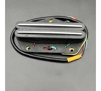 Alnico 2 TL Style Bridge Pickup Hot Rail Humbucker 4 Conduct Output 9K Alnico 2 Coil Splitting Electric Guitar Parts(Black)
