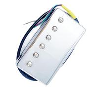 Alnico 5 Electric Guitar With Switchable Single Pickup Instrument Accessories Chrome Gold Professional electric pickup(Chrome b 2)
