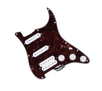 Alnico 5 Prewired Electric Guitar Pickguard Brown Tortoiseshell SSH HSS + Back Plate for FD ST Guitar Accessories Electric Guitar Loaded Pickguard