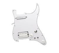 Alnico 5 Prewired Pickguard Coil Splitting Pickguard HH Loaded Pickguard With Humbucker Pickups