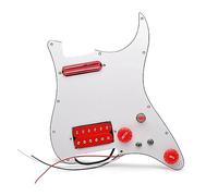 Alnico 5 Prewired Pickguard Coil Splitting Pickguard HH Loaded Pickguard With Humbucker Pickups