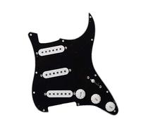 Alnico 5 SSS Prewired Guitar Pickguard Loaded Pickguard Staggered Pickups 50/50/52mm For FD ST Guitar (Color : 03)