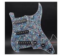 Alnico 5 SSS Prewired Guitar Pickguard Loaded Pickguard Staggered Pickups 50/50/52mm For FD ST Guitar (Color : 01)