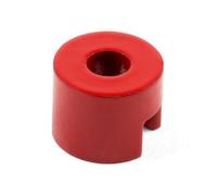 Alnico Button Magnet For High-Temp And Outdoor Applications - 12.5mm Dia X 9.5mm Thick C/w 5mm Dia Central Hole - 0.7Kg Pull