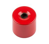 Alnico Deep Pot Magnet for High-Temperature, Engineering, and Manufacturing Applications - 17mm dia x 16mm thick c/w M6 threaded hole - 2.5kg Pull
