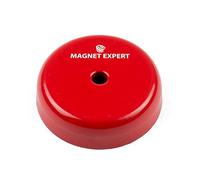 Alnico Shallow Pot Magnet for High-Temperature, Engineering, and Manufacturing Applications - 29mm dia x 9mm thick c/w 5.2mm dia countersunk hole - 5kg Pull
