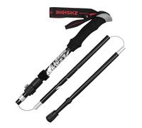 Alnicov 1 Pack Hiking Walking Pole Telescopic Collapsible Trekking Poles Ultralight Sticks with Quick Lock System for Senior Backpacking Camping