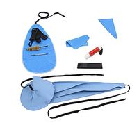 Alnicov 10-in-1 Saxophone Cleaning Care Kit,Sax Mouthpiece Brush Thumb Rest Reed Case Cleaning Cloth for Saxophone and Clarinet Blue