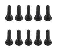 Alnicov 10 Pcs Rubber Tyre Valve Stem TR415 Car Engine Wheel Snap-in Tyre Valve Replacement Part for Tubeless Rim Holes